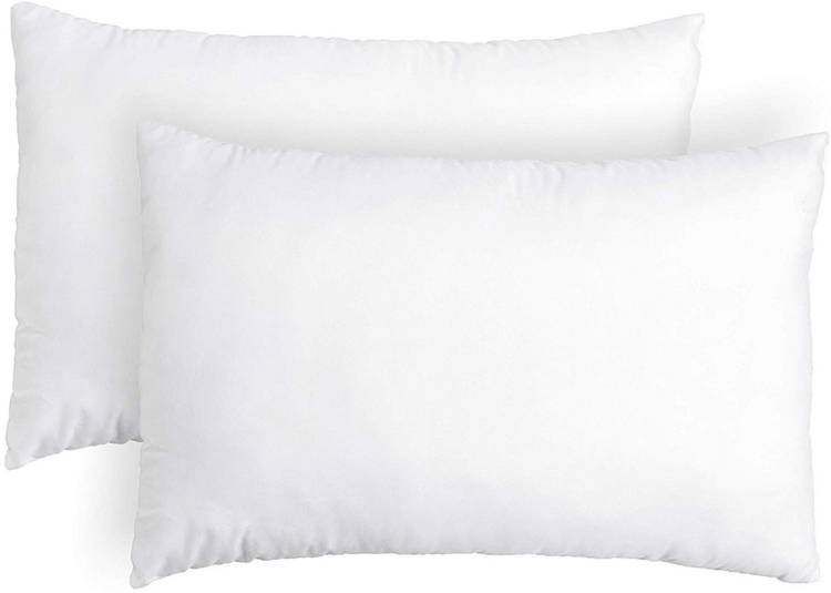 Sleep Ezy Cotton Solid Sleeping Pillow Pack of 2