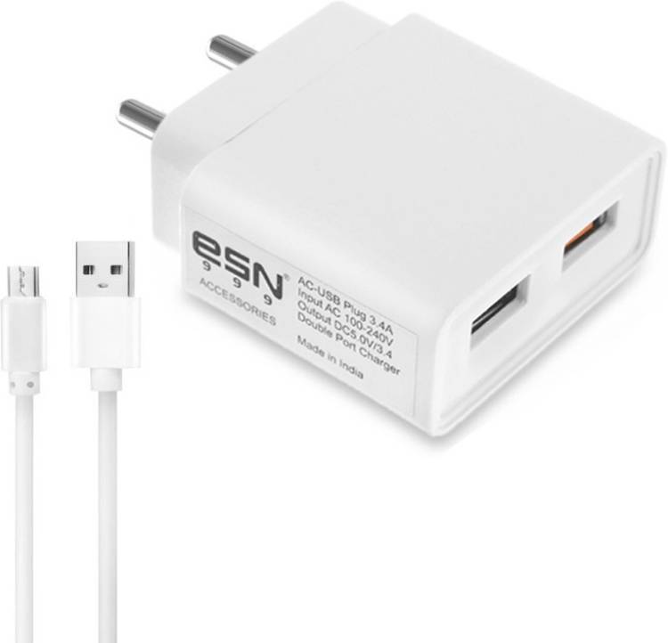 ESN 999 Re_lme _C1 3.4A _Fast 3.4 A Multiport Mobile Charger with Detachable Cable