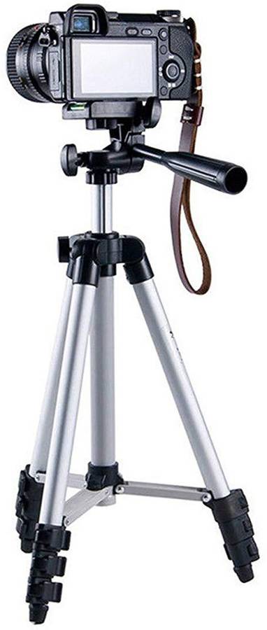 Nova Tripod-3110 Portable Adjustable Aluminum Lightweight Camera Stand With Three-Dimensional Head For Video Cameras and Mobile ( Supports Upto 3500 g ) Tripod