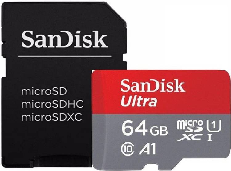 SanDisk ULTRA 64 GB SDXC Class 10 100 MB/s  Memory Card