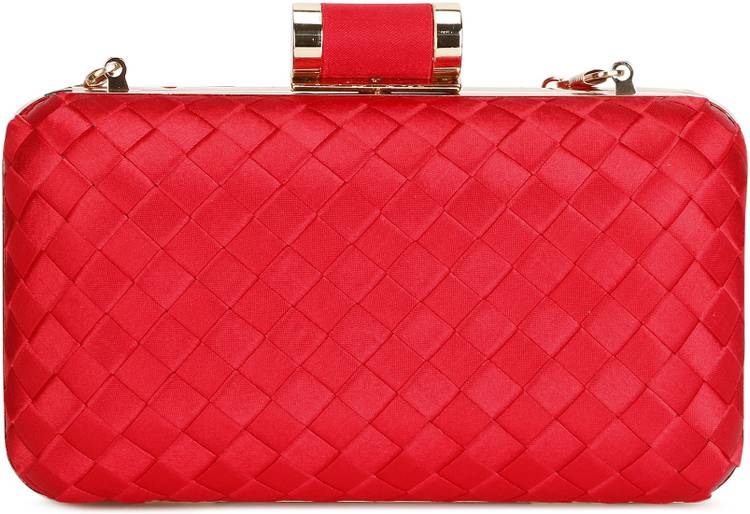 Casual Red  Clutch Price in India