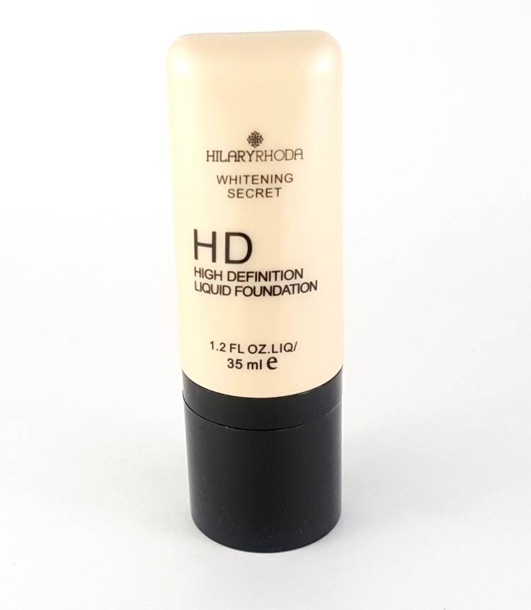 Hilary Rhoda women`s high definition waterproof liquid foundation with sponge, 24hrs long - 02 Foundation Price in India
