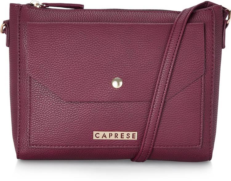 Maroon Women Sling Bag Price in India