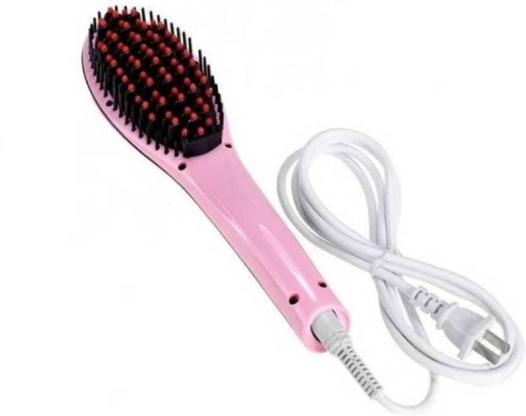 JUST ELITE simply Hair Straightener Massager Brush with Lcd Screen for Temperature Hair Straightener Price in India
