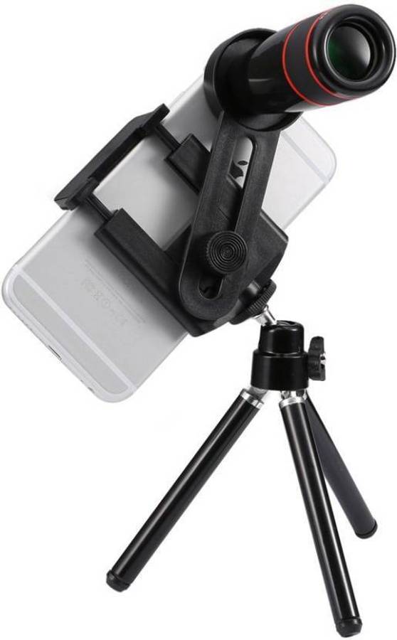 Shoreless 12x Optical Zoom HD Telescope Camera Mobile Phone (Telephoto) (Black, 20-30) Lens
