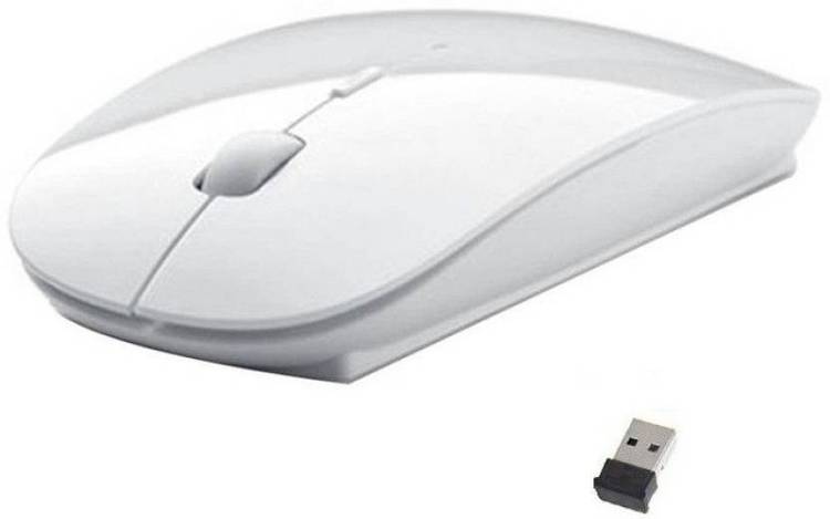 Dezful Wireless mouse White Wireless Optical Mouse  with Bluetooth