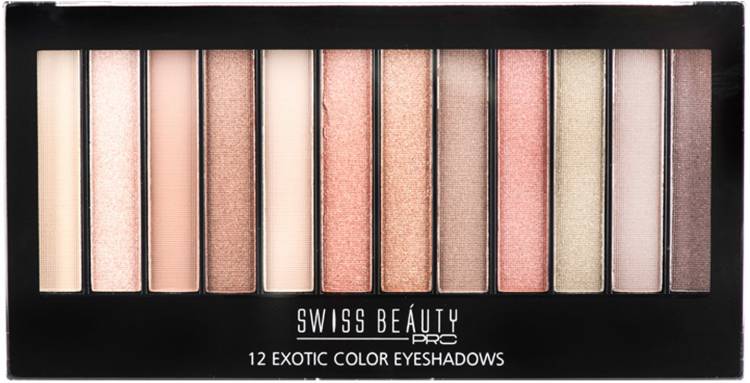 SWISS BEAUTY Eyeshadow Pro (12 Colour) 18 g Price in India