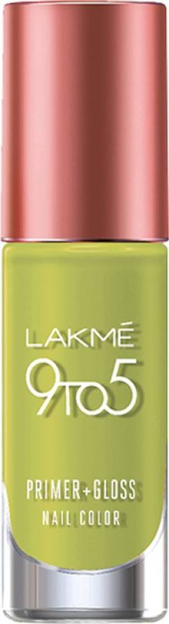 Lakmé 9 to 5 Primer + Gloss Nail Color Lime Treat Price in India