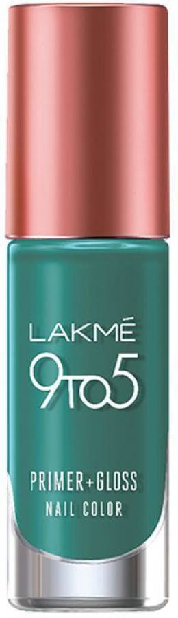 Lakmé 9 to 5 Primer Plus Gloss Nail Color Teal Deal Price in India