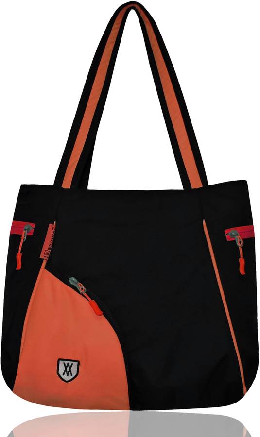 Women Black, Orange Tote