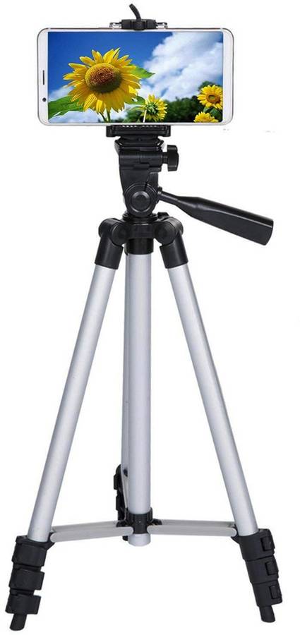 Wanzhow 3110 Digital Camera DSLR Mobile Stand Holder Camcorder Tripod Stand Adjustable Head Lightweight Aluminum Flexible Tripod, Tripod Ball Head, Tripod Bracket