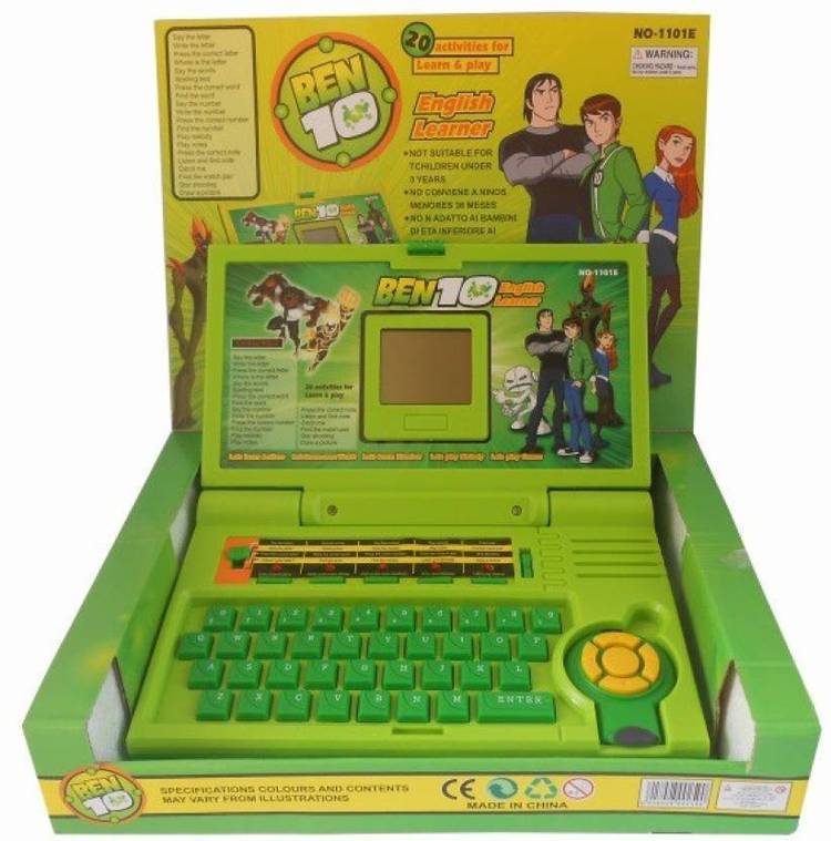 24 Carat NEW STYLE Ben 10 English learner laptop for Kids