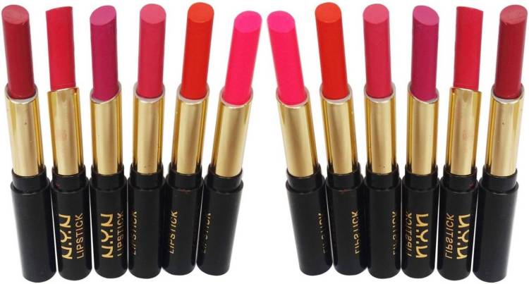 NYN Moisturzing Matte & Shiny Rich Color Lipstick Price in India