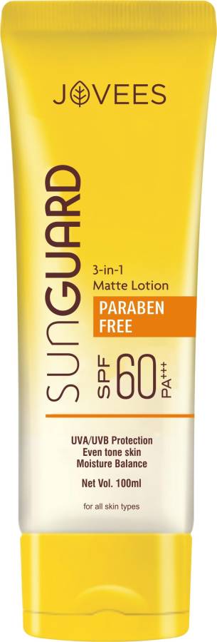 JOVEES Sun Guard Lotion - SPF 60 PA+++ - SPF 60 PA+++ Price in India