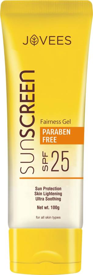 JOVEES SUNSCREEN Fairness Gel Spf 25 - SPF 25 Price in India