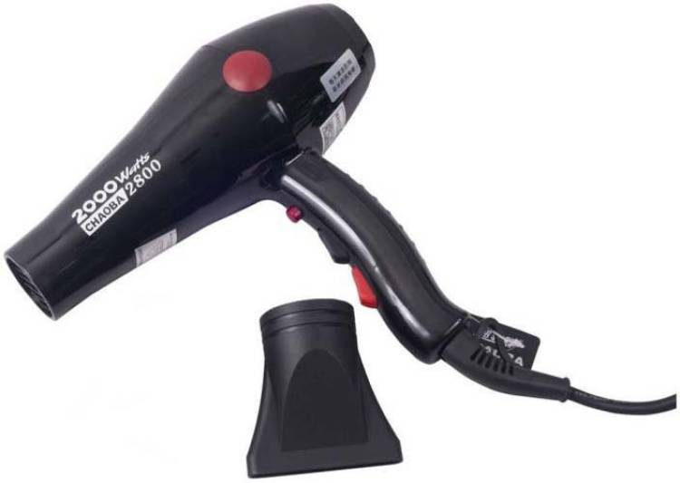 TrendShop CHAOBA 2000 Watts Professional Hair Dryer 2800 (Black) Hair Dryer Price in India
