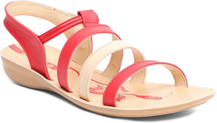 Women Pink Flats Sandal