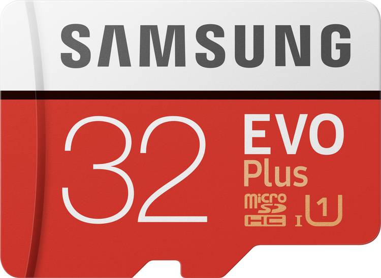 Samsung EVO Plus 32 GB MicroSDHC Class 10 95 MB/s  Memory Card