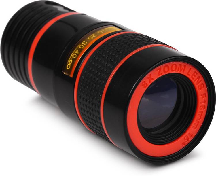 EARPLUG Universal 8X Zoom Telescope Camera + Adjustable Holder Lens