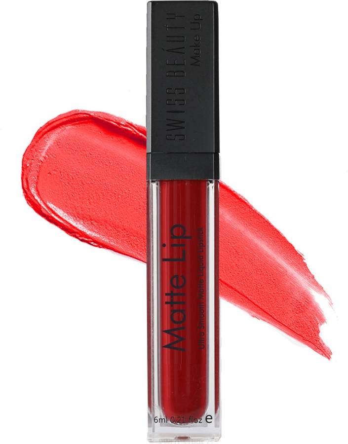 SWISS BEAUTY Lip Gloss 302-S14 Famous Red Price in India