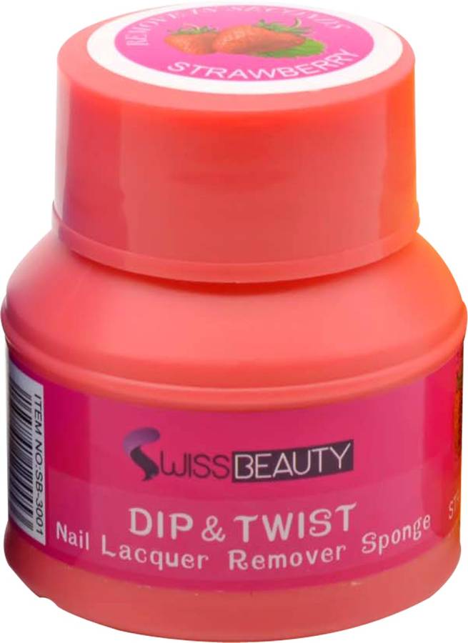 SWISS BEAUTY Nail Polish Remover-3001 strawberry Price in India