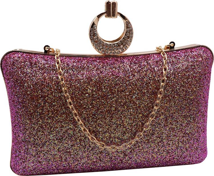 Party, Casual Purple, Pink  Clutch