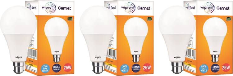 Wipro 26 W Standard B22 LED Bulb