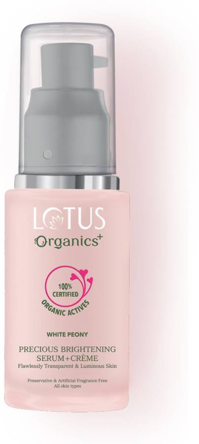 Lotus Organics+ Precious Brightening Serum+ Crme Price in India