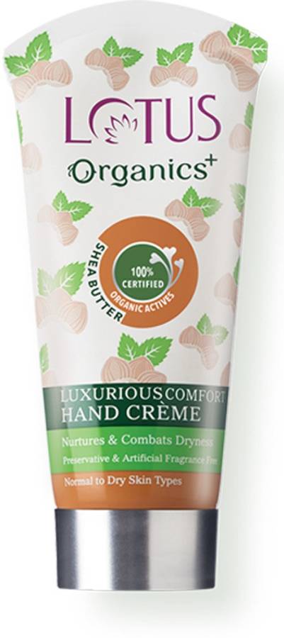 Lotus Organics+ Luxurious Comfort Hand Crme (Shea Butter) Price in India