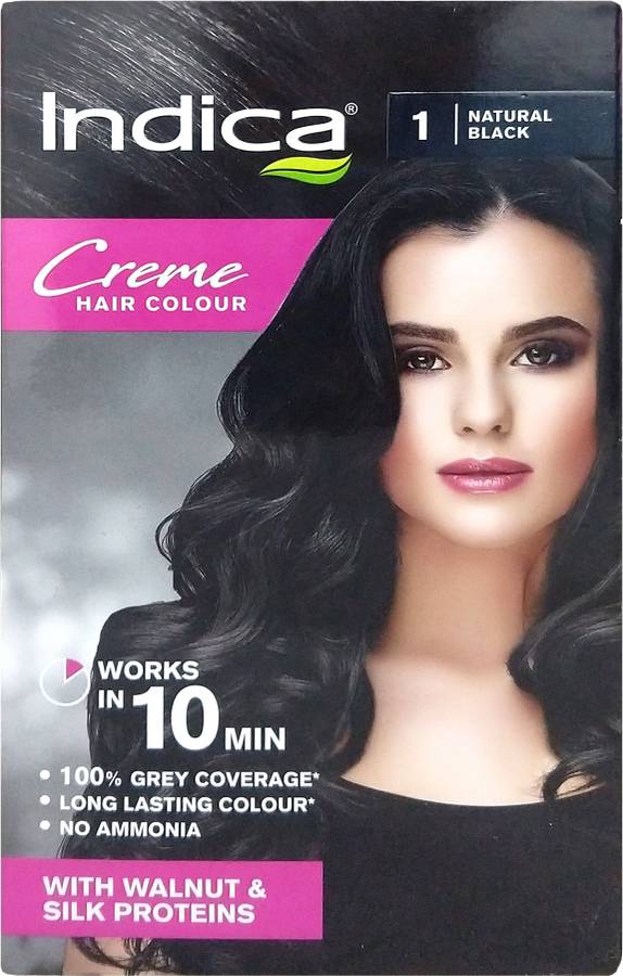 Indica 10 Minutes Creme , Natural Black