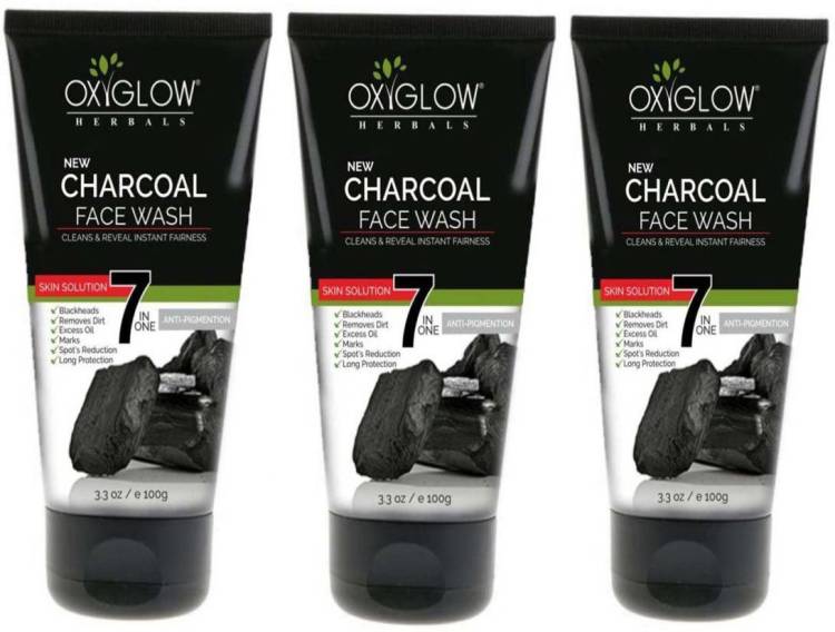 OXYGLOW Charcoal Facewash Face Wash Price in India