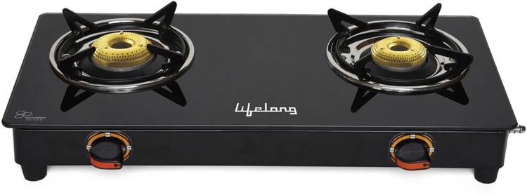 Lifelong LLGS118 Glass Manual Gas Stove