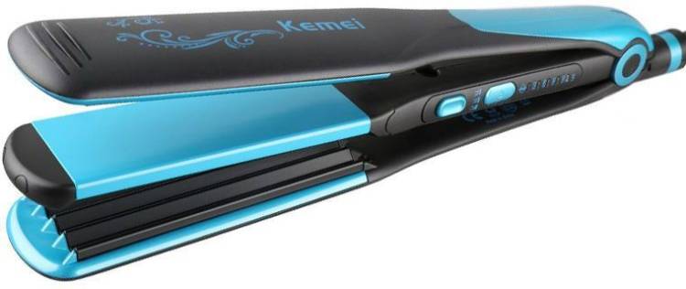 Kemei Professional 2IN1 Portable Straight Volume Dual-use Hair Straightener Hair Styler Price in India