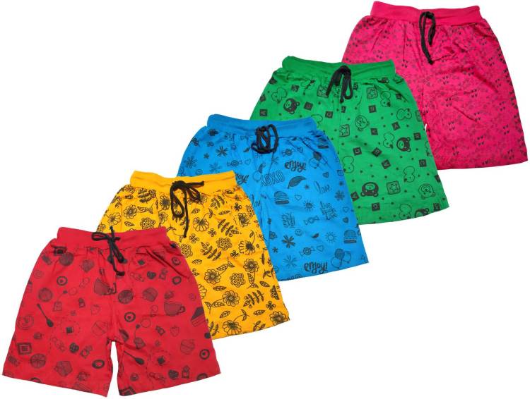 Short For Boys & Girls Casual Printed Hosiery