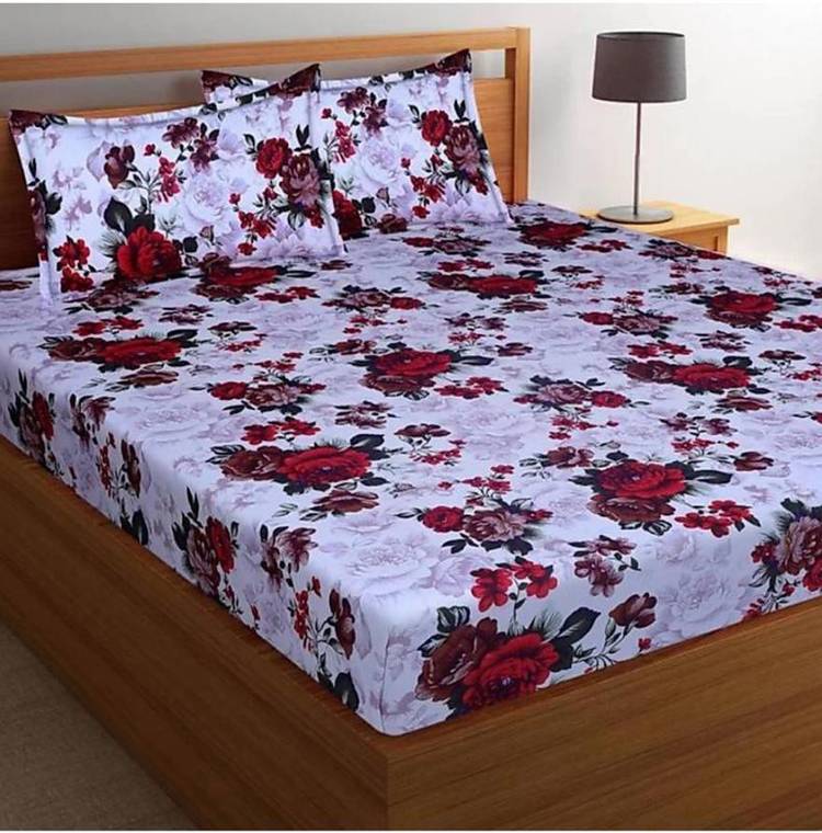 Inovamall 144 TC Cotton Double Printed Bedsheet