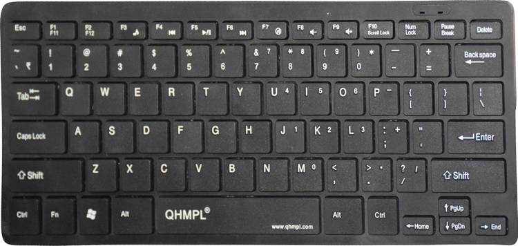 QUANTUM QHM7307 MINI MULTIMEDIA KEYBOARD Wired USB Laptop Keyboard