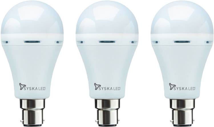 Syska SSK-EMB-09-01 Pack of 3 Bulb Emergency Light