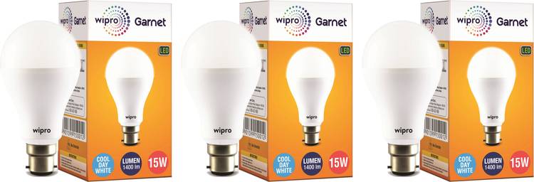 Wipro 15 W Standard B22 LED Bulb