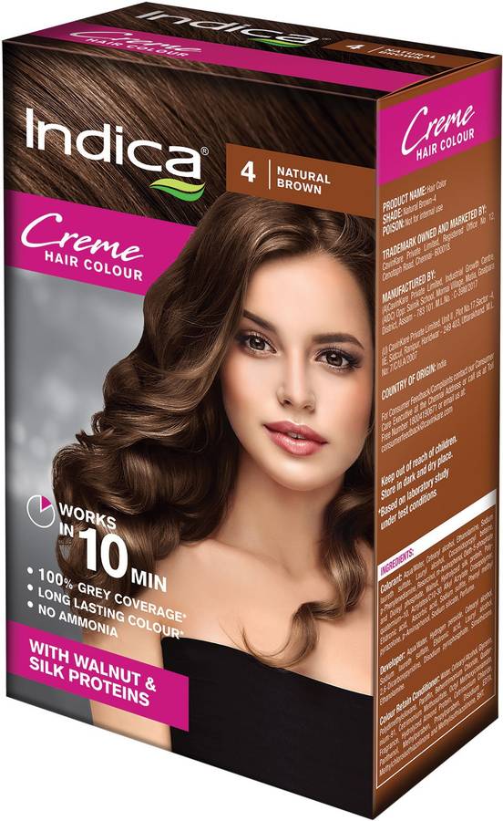Indica 10 Minutes Creme , Natural Brown