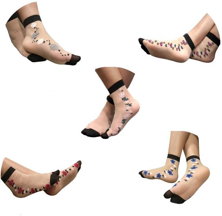 Girls Floral Print Ankle Length