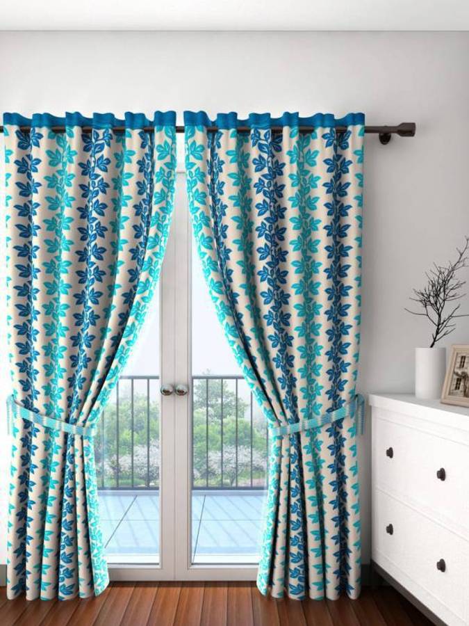 Cortina 210 cm (7 ft) Polyester Door Curtain Single Curtain