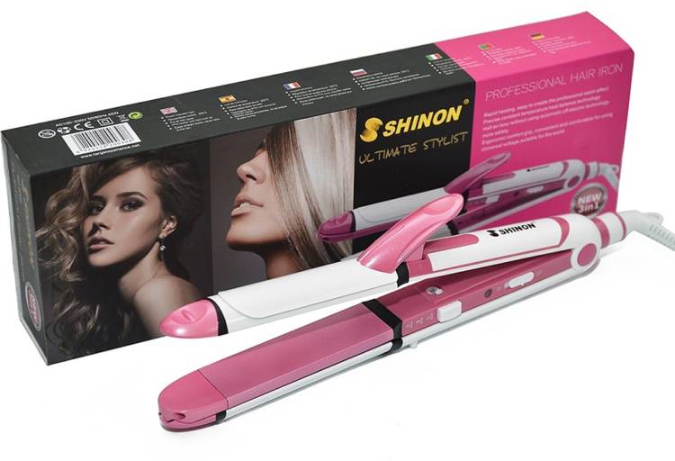Shinon 8088 – 3 in 1 Professional Hair Straightener for Women Hair Styler Price in India