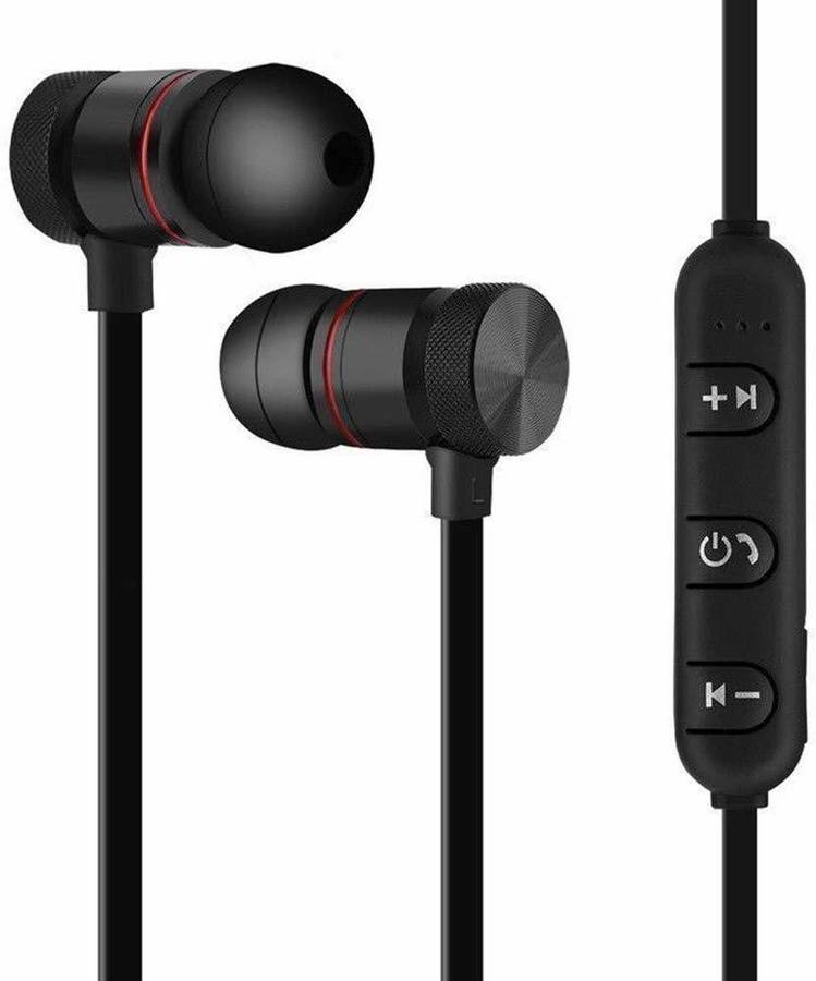 RS Magnetic Wireless Bluetooth Waterproof Hands-Free Earphone with Built-in Mic Smart Headphones