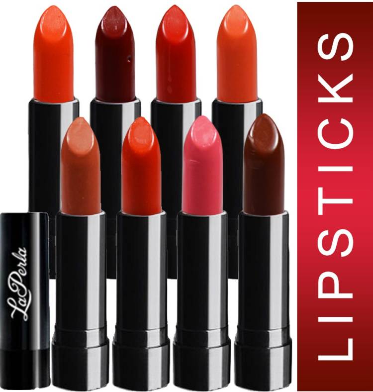 La Perla Amazing Color Lipstick Pack of 8 Price in India