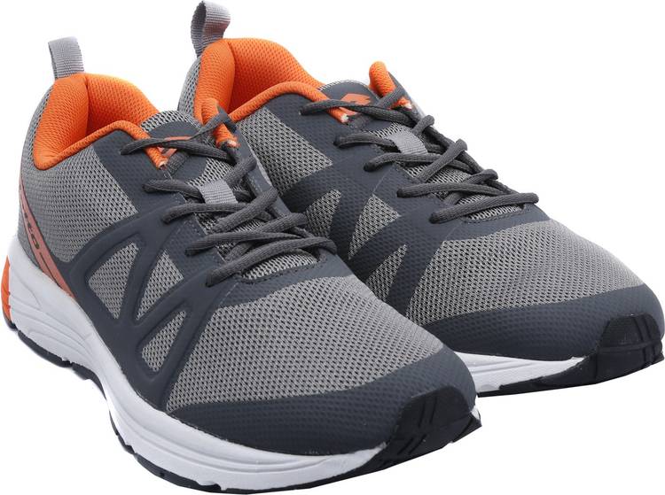 FLINT DARK GREY/ORANGE RUNNING SHOES For MEN 11 Walking Shoes For Men