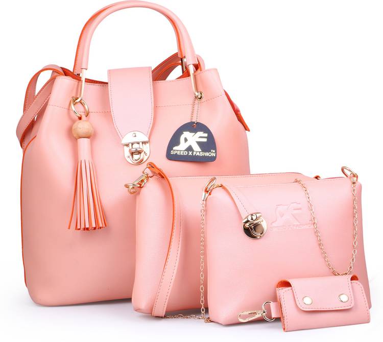 Women Pink Hand-held Bag