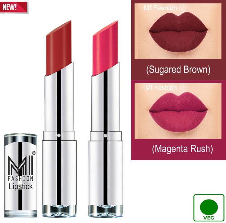 MI FASHION 100% Veg and Vitamin e Enriched Long Stay Soft Matte Addiction Lipstick Code-391 Price in India