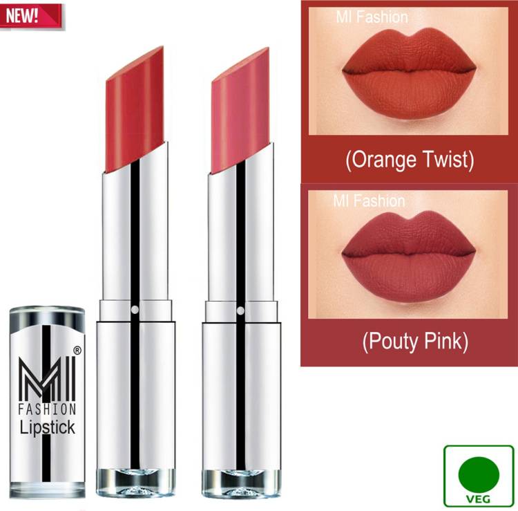 MI FASHION Color Riche Creme Matte Sexy Lipsticks Code no 180 Price in India