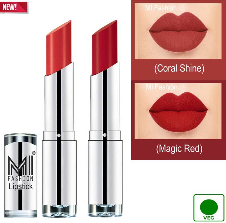 MI FASHION 100% Veg and Vitamin e Enriched Long Stay Soft Matte Addiction Lipstick Code-423 Price in India