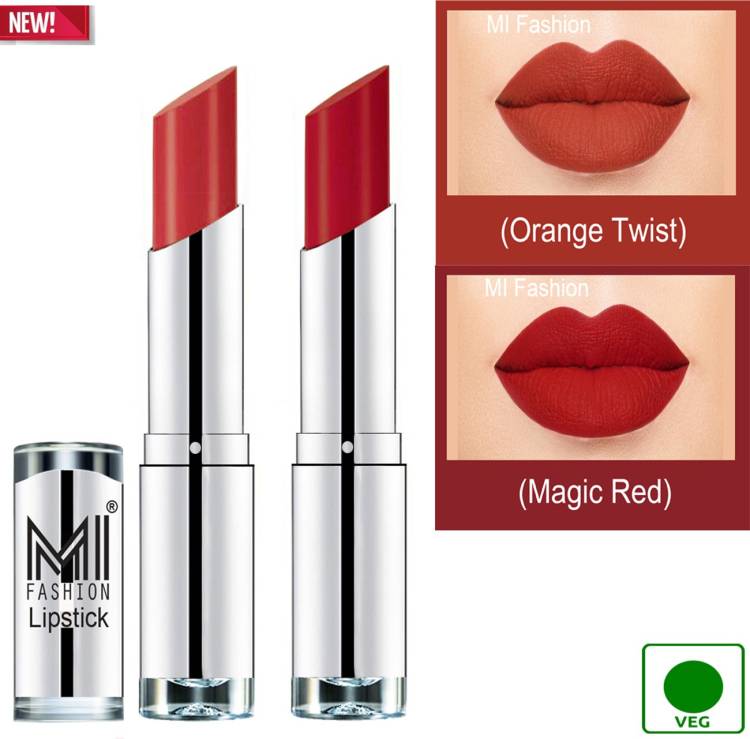 MI FASHION Color Riche Creme Matte Sexy Lipsticks Code no 185 Price in India